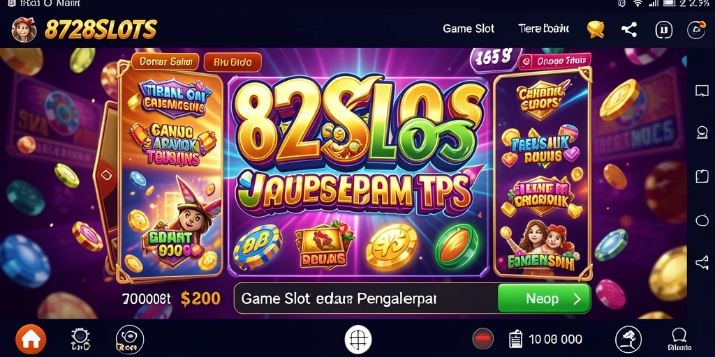 Gambaran gameplay menarik dari 8728SLOTS dengan berbagai mesin slot.