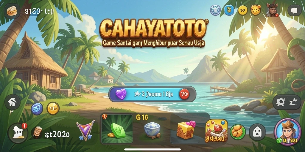 Screenshot gameplay CAHAYATOTO yang menampilkan kesenangan dan tantangan.