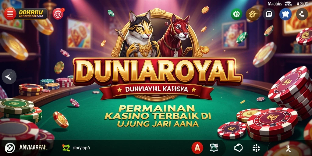 Tampilan gameplay Kasino yang menarik di DUNIAROYAL.