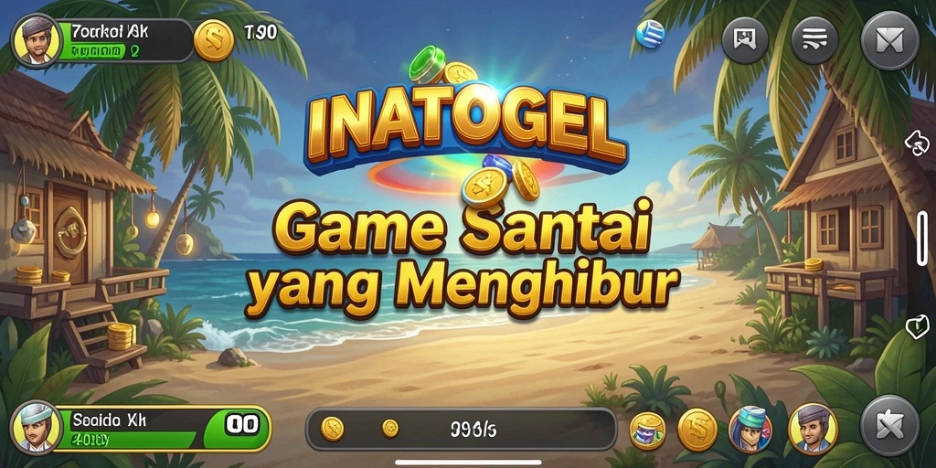 Tampilan gameplay menarik INATOGEL dengan grafik cerah.