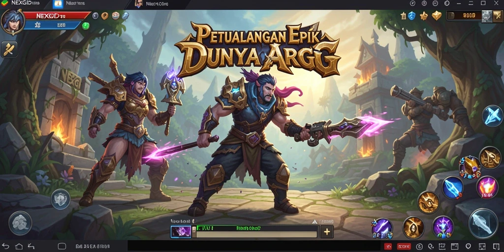 Tampilan gameplay ARPG yang memukau dari NEXGID.