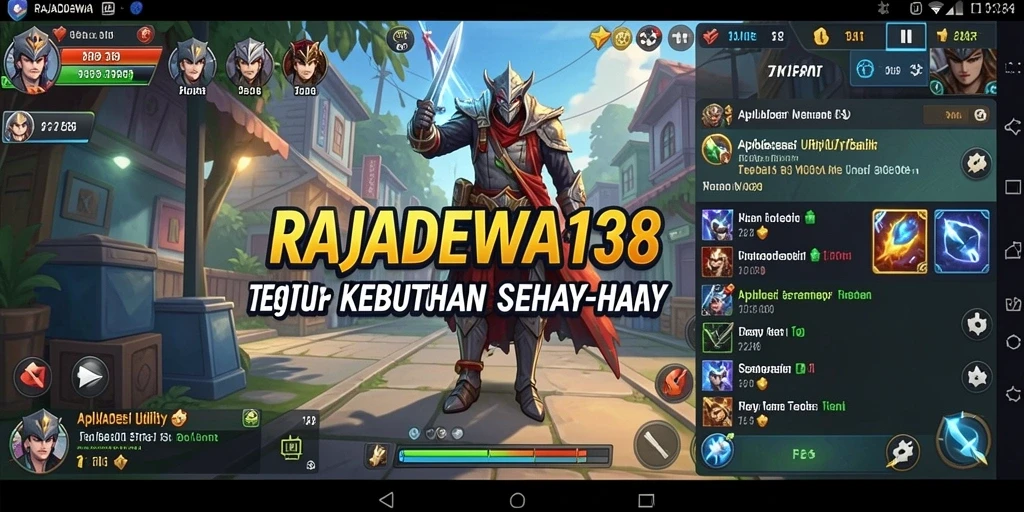 Tampilan antarmuka pengguna RAJADEWA138 yang menarik dan fungsional.