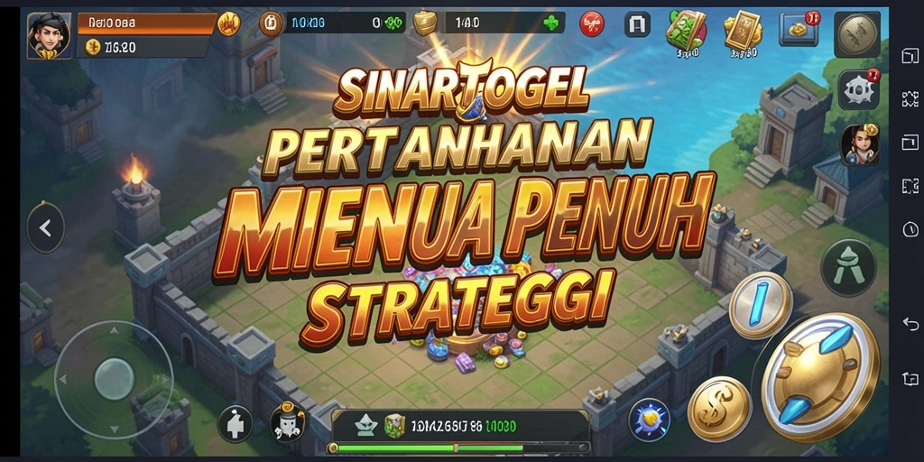 Tampilan menarik dari gameplay SINARTOGEL Tower Defense.