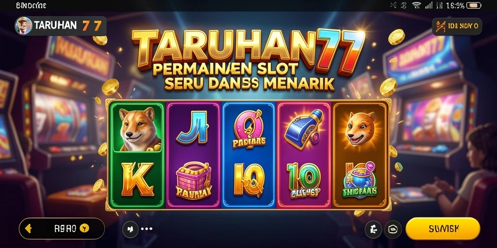 Tampilan gameplay menarik dari TARUHAN77 dengan berbagai slot.