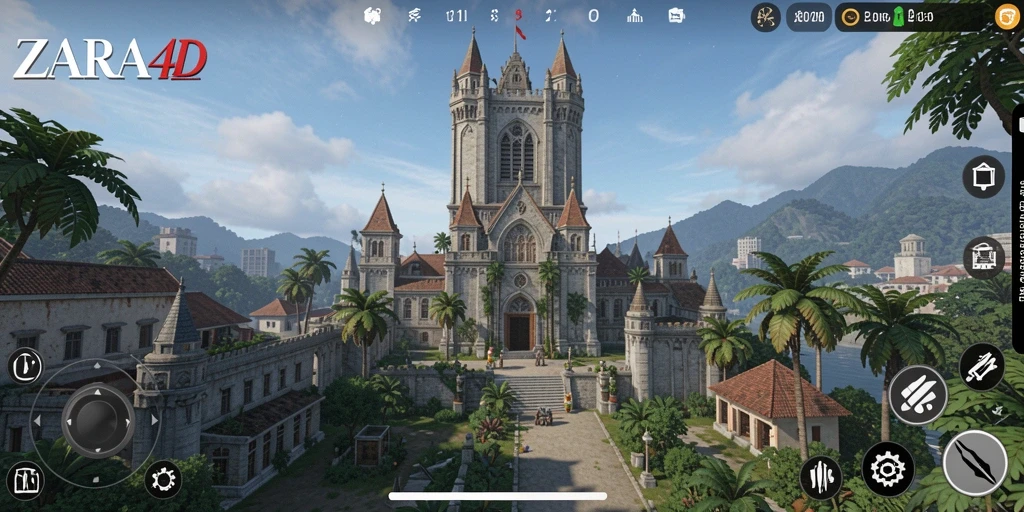 Tangkapan layar menampilkan gameplay mendebarkan dari ZARA4D Tower Defense.